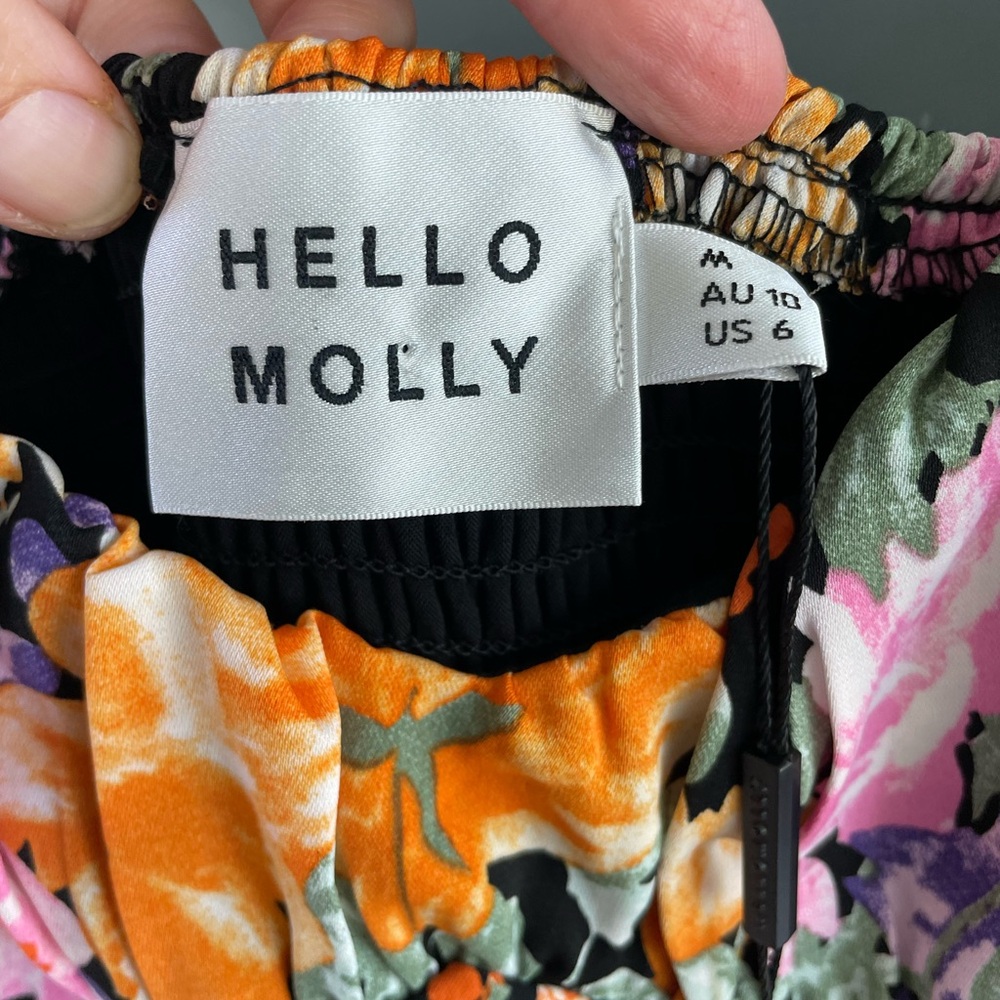 Hello Molly Friendly Banter Floral Mini Dress NWT – US 6 - Picture 7 of 9